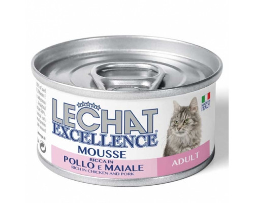 Lechat Excellence Mousse Adult Chicken/Pork 85g