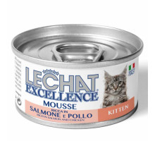 Lechat Excellence Mousse Kitten Chicken/Salmone 85g