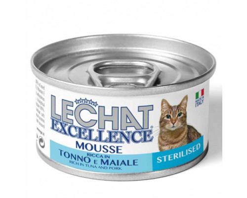Lechat Excellence Mousse Sterilised Tuna/Pork 85g
