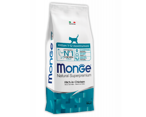 MONGE DRY CAT KITTEN Chicken 10 кг