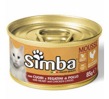 SIMBA CAT Pate with heart and chicken liver 85gr.