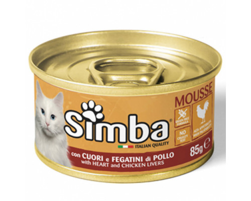 SIMBA CAT Pate with heart and chicken liver 85gr.