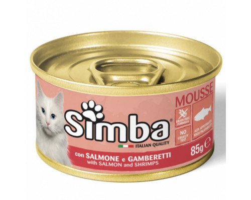 SIMBA CAT Pate with salmon and shrimps 85gr.