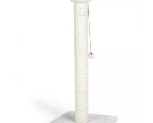 BEEZTEES кошачий скребок SERPA White 40x40x90cm
