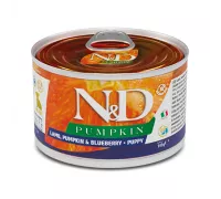 Корм для щенков Farmina n&d dog lamb pumpkin blueberry mini puppy 140 g