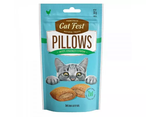 CatFest Pillows with Chicken Cream for Cat 30g