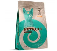 Сухой корм Petkult Probiotic Care Exigent Fresh для кошек с индейкой  7 кг