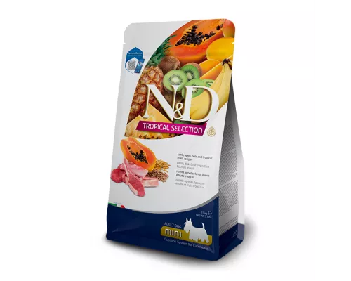 Корм для собак Farmina ND tropical lamb adult mini 1.5 kg