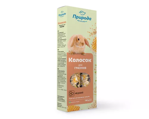 Палочки для грызунов Колосок медовый 140 г.