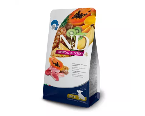 Корм для собак Farmina ND tropical lamb puppy mini 1.5 kg