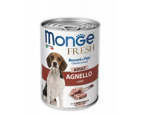 MONGE DOG FRESH ADULT lamb 400 гр.