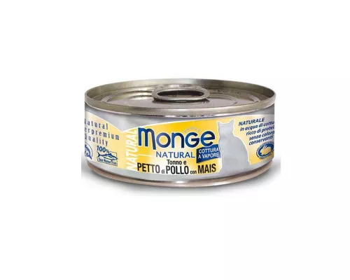 Monge Cat Jelly Can Yellowfin Tuna in jelly 80g